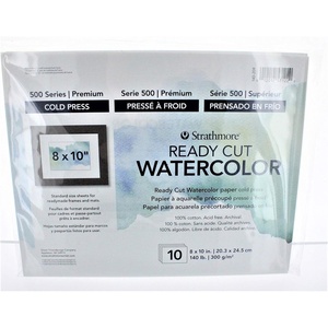 image:imageStrathmore Watercolor Paper Pack 8x1010 Sheets  Pack of 3